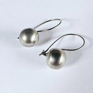 Vintage Silver Dangle Artisan Earrings